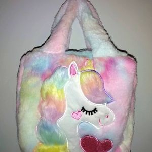 NWT unicorn plushie backpack/crossbody